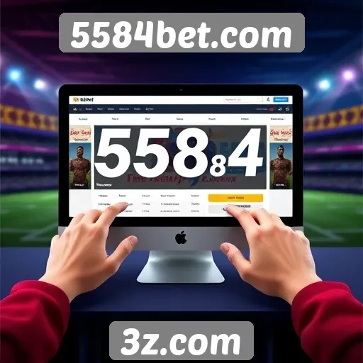Interface e usabilidade do site 5584bet.com